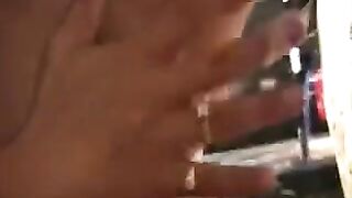 Fountain of pleasure from a water jet brings intense orgasm