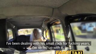 The bride got fucked by taxi driver before the wedding