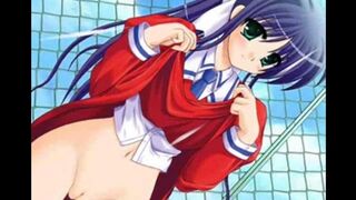 The girl with big boobs is smoothly fucking with a shaved pussy