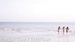On the nudist beach, there was something to see, and it was really exciting
