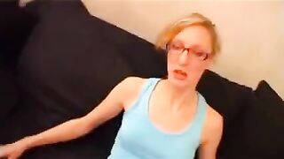 A young guy had sex with a thin French girl who is almost 18