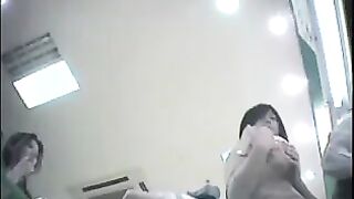 A hidden camera was secretly filming girls at the checkout in the shop