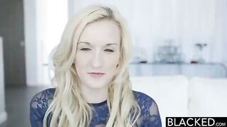 Finger fucking with a vibrator while getting fucked by a black guy