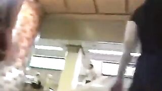 Peeping under the skirts of passers-by, a hidden camera captures every move