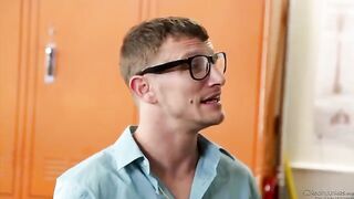 A student girl is being fucked by her maths teacher on the table