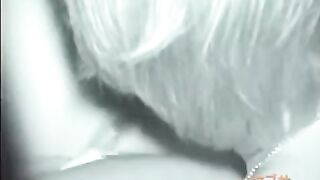 The guy licked the pussy of his sleeping hairy sister
