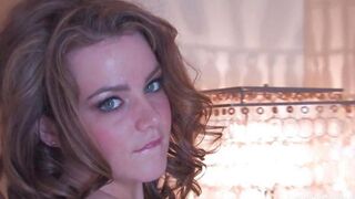 The brunette with big tits almost immediately began to moan from the guy's cock