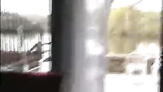 Peeping porn under the skirt of a cute girl