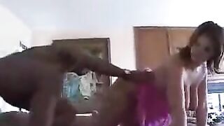 The wife got a big dick in her pussy without any plot
