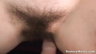 A neighbor with a natural bush wanted to get intimate for a long time