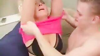 Woman, sitting on a chair, gets fucked by her family member - Eporn