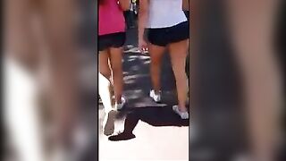 A hot chick with a stunning ass invited someone over for fun