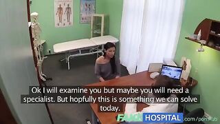 A cunning doctor checked the girl’s body thoroughly