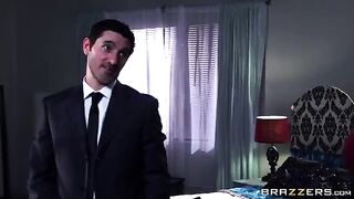 A man hard fucks a beautiful whore with a mouth full of passion