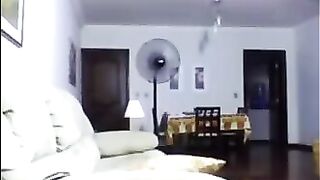 In the evening, as always, they fucked on the couch with passion