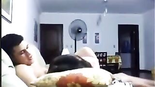 In the evening, as always, they fucked on the couch with passion
