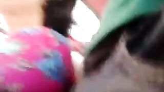 A guy rubs his dick on the riser through women's pants on the bus