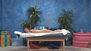 Massage for relaxation with a young masseuse girl