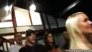 Drunk chicks got fucked at the party, it was a wild scene