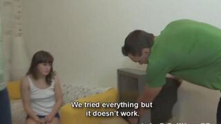A guy fucked his stepsister on the couch, he really wanted it