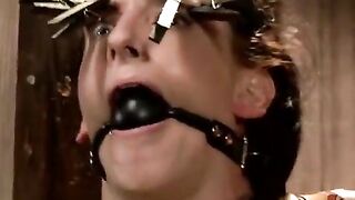 The poor girl was tied up and humiliated in a brutal way