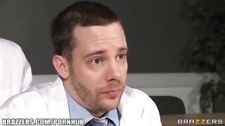 The doctor checks the girl’s pussy in his cabinet