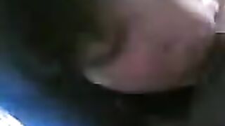 Careful Chinese girl sucks her broken boyfriend's cock passionately