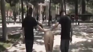 A public group sex scene with young people that gets too hot to handle