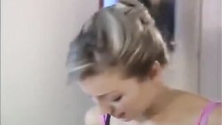 The actress was double penetrated by two guys who fucked her by ear
