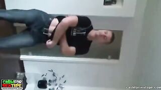 A couple has sex at home without any obstacles, captured on camera
