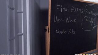 The student gave the teacher a lesson in sex and passion
