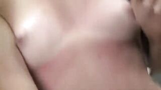 The young brunette girl tried anal for the first time at the casting