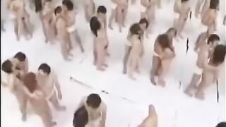 The biggest Asian gangbang in the history of porn!