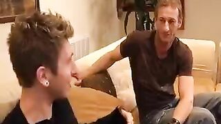A naked girl is posing, and her brother gets completely naked too