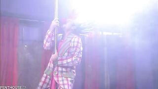 The legs are parted, the show begins! It's a sensual display of passion