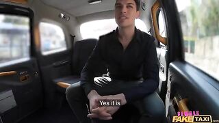 A girl is a taxi driver in an alternate reality, and she fucks her passenger