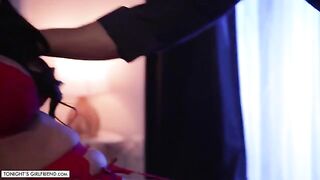 Busty porn star Jamie Michelle cheats on her husband with a fan