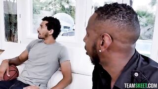 Our Tutor Knows Best - interracial threesome with a hot black girl