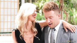 Reunion Episode - Hot FFM threesome with mature and young blondes