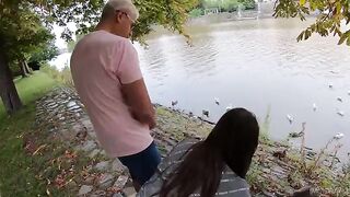 Feeding ducks and fucking with beavers for a cute duck - Part 1