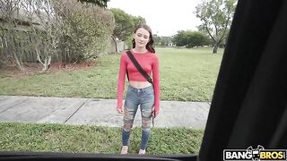 The girl is willing to do anything for money