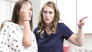 A gynecologist checks his patient and makes a diagnosis in a steamy encounter