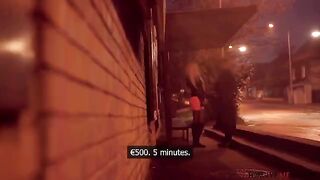 Busty blonde whore loves nothing more than to get paid for sex