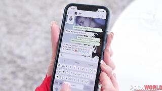 Heals Alexa Flexy's broken heart with a double penetration from neighborhood stud