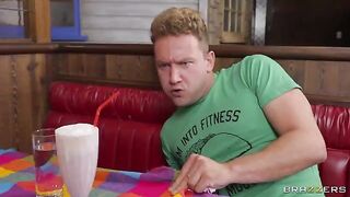 Anal sex in a greasy diner toilet is too hot