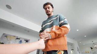 The guy with two cocks fucked in anal role games