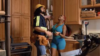 A role play about a girl in uniform who gets fucked on the kitchen