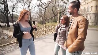 Two redheads have an intense sex session with a passionate finish