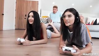 A couple has sex while the roommates are not at home