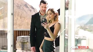 A cheating housewife Veronica Leal gets her cunts smashed by the pool guy